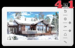 Монитор видеодомофона Tantos Amelie (White) HD SE