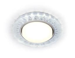 Встраиваемый точечный светильник GX53 с LED подсветкой Ambrella Light G222