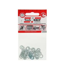 Шайба плоская М5 DIN 125 цинк. (пакет) (уп.50шт) Tech-Krep/Zitar 103043