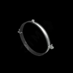 Хомут для воздуховодов с изоляцией с гайкой М8 для труб d 500 мм