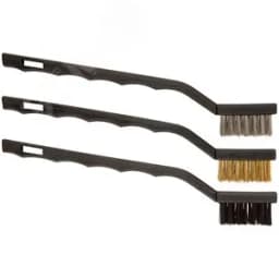 Корщетки мини, набор 3 шт, сталь/нейлон/латунь, 175 мм