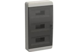 Корпус ЩРН-П-36 TEKFOR IP41 черн. прозр. дверь пластик. IEK TF5-KP12-N-36-41-K01-K03