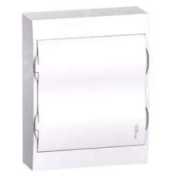 Щит распределительный навесной белый City9 (ЩРн-П-24) дверь белая на 24 модуля IP40