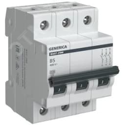 Автоматический выключатель ВА47-29М 3P 5А 4,5кА B GENERICA