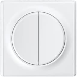 Выключатель 2-кл. СП Florence 10А IP20 механизм бел. (1E31501300) OneKeyElectro 2172776