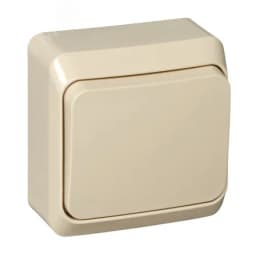 ЭТЮД Переключатель одноклавишный наружный бежевый сх.6 BA10-004K Systeme Electric