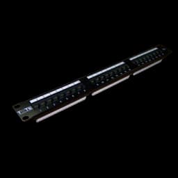 Патч-панель 1U, 24 порта, UTP TWT TWT-PP24UTP/6