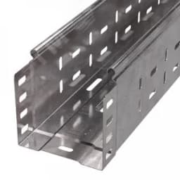 Лоток перфорированный Стандарт 100х100х3000 (1,0 мм) (6 м/уп) Промрукав