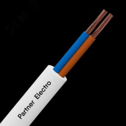 Провод ПВСнг(А)-LS 2х0,75 белый (50м) ТРТС