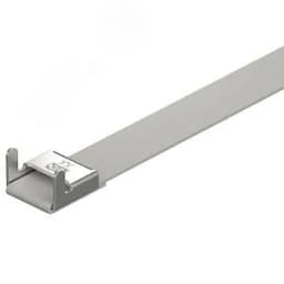 Монтажная лента с фиксатором, черная OBO Bettermann