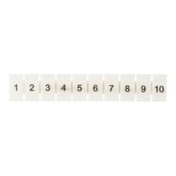 Маркеры для UT/ST/Push-in 2,5 с нумерацией 1-10 (100 шт.) EKF