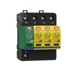 УЗИП ГРОЗОСТОП ГСК12-230/12,5 3+1, класс I+II , Iimp - 12,5 кА (10/350), Imax (8/20) - 40 кА