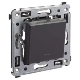 Переключатель 1-кл. СП Avanti «Черный матовый» DKC 4412113