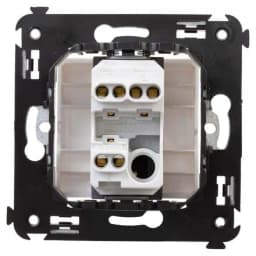 Переключатель 1-кл. 2мод. СП Avanti «Белое облако» 16А IP20 бел. DKC 4400113