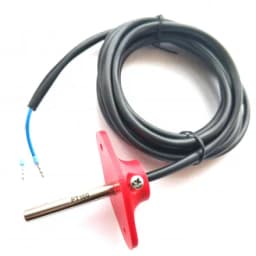 Датчик температуры канальный (кабель 2 м) PT100 B 6x50 мм