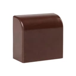 Заглушка (40х16) (4 шт) темное дерево EKF-Plast