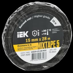 MIXTAPE 5 Изолента Х/Б 15мм 28м IEK