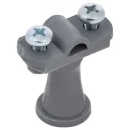 Держатель проводника круглого 6-10мм h=38мм пластик серый IEK