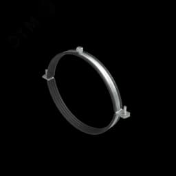 Хомут для воздуховодов с изоляцией с гайкой М8 для труб d 224 мм