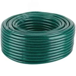 Шланг поливочный трехслойный армированный, зеленый 1/2"x1.8 ммx50 м
