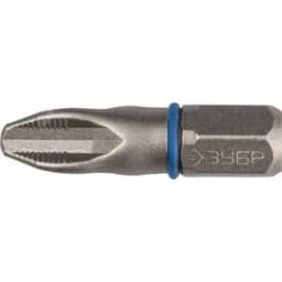 Биты "ЭКСПЕРТ" торсионные кованые, обточенные, хромомолибденовая сталь, тип хвостовика C 1/4", PZ3, 25мм, 2шт