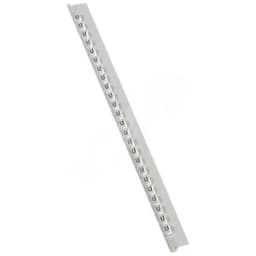 Планка маркировочная 2.3мм буквы (U) черная/белая Memocab 240шт Legrand Euro