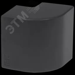 ELECOR Угол внешний КМН 25х16 черный (4шт/компл)