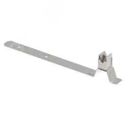 Держатель КЛИК безвинтовое исполнение со свободным креплением круглого проводника на пластине под черепицу L-265. Материал - нержавеющая сталь. МД-038-Н304 OSTEC