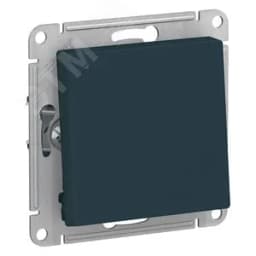 Переключатель одноклавишный ATLASDESIGN схема 6 10АХ механизм изумруд