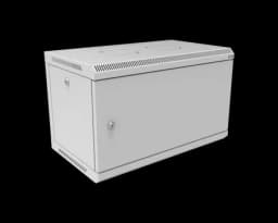 Шкаф телекоммуникационный настенный разборный МИКсистем 19" Keys 6U 600*350  дверь металл