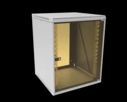 Шкаф телекоммуникационный настенный разборный МИКсистем 19" Lite 15U 600*600 дверь стекло