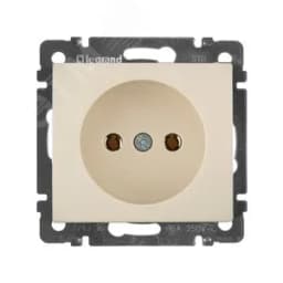 VALENA Розетка без заземления без шторок в рамку слоновая кость 774316 LEGRAND