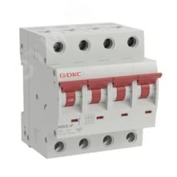 Выключатель автоматический четырёхполюсный 50А B MD63S-4PB50 4,5кА