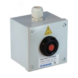 Пост управления ПКУ-15-21.111-54У2 (ВК30-10-11110-54(1з+1р) красная + PG-13,5)