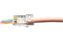 Разъем легкой оконцовки RJ-45 (8P8C) под витую пару Hyperline PLEZ-8P8C-U-C5-100