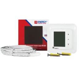 Терморегулятор Energy TK02, для теплого пола, электронный, белый