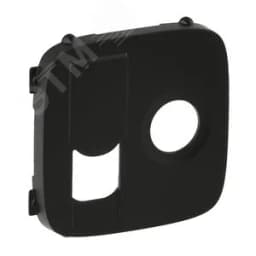 Valena ALLURE Лицевая панель розетки TV-RJ45 Антрацит