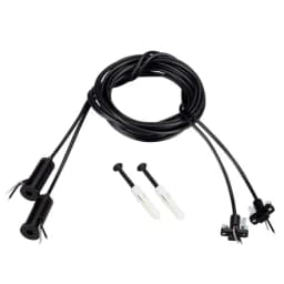 Подвес токопроводящий ARLSLLINE 2x2m Set BLACK Arlight провод 2x05 045800