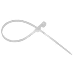 Хомут-стяжка нейлоновый под винт 3.6х150 мм белый (100шт/уп) REXANT 07-0154