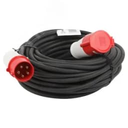 Удлинитель силовой IND380-U-1e-5x2,5-20m-IP44 на 380В в бухте 1 розетка CEE 5P 20м КГ 5х2,5 32A IP44 Б0057294 ЭРА