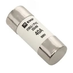 Плавкая вставка цилиндрическая ПВЦ 22х58 40А EKF