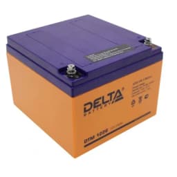 Аккумулятор свинцово-кислотный Delta DTM1226 (12В 26А/ч) DELTA Battery