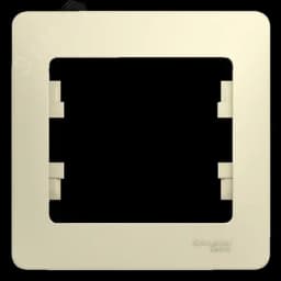 GLOSSA Рамка 1 пост бежевая Systeme Electric