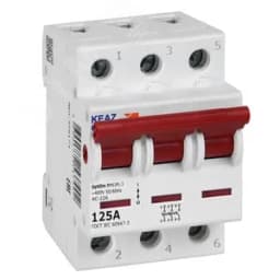 Выключатель нагрузки 3П 125А 400В OptiDin BM63PL-3125-УХЛ3 (ВМ63PL) КЭАЗ Optima