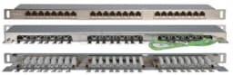 Патч-панель 5U на 24 порта RJ-45 Hyperline PPHD-19-24-8P8C-C6-SH-110D