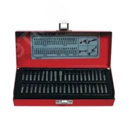 Набор вставок (бит) 1/4", TORX, HEX, PZ, PH, SLOT, 42 предмета