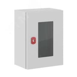 Щит с монтажной панелью ЩМП 400x300x200мм серия ST с прозрачной дверью