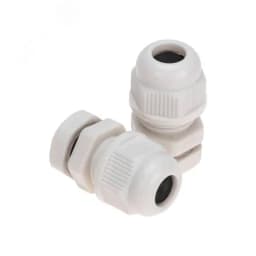 Кабельный ввод MG-12 (7,6-4,6 мм) белый 2 шт., REXANT