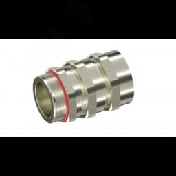 Взрывозащищенный кабельный ввод ADS под бронированный кабель, два уплотнения M16х1,5 d4-10мм D6-15мм. Никелированная латунь. IP66/68 DKC