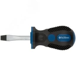 Отвертка "Универсал", CrV сталь, прорезиненная ручка, Профи 6х38 мм SL